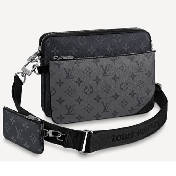 Louis Vuitton Handbags - Authentic Louis Vuitton Eclipse reverse Monogram pouchette trio